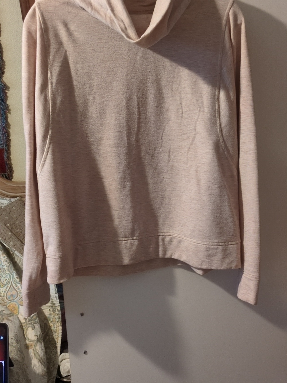 Avia Light Pink Cowl Neck Pullover Sweater
